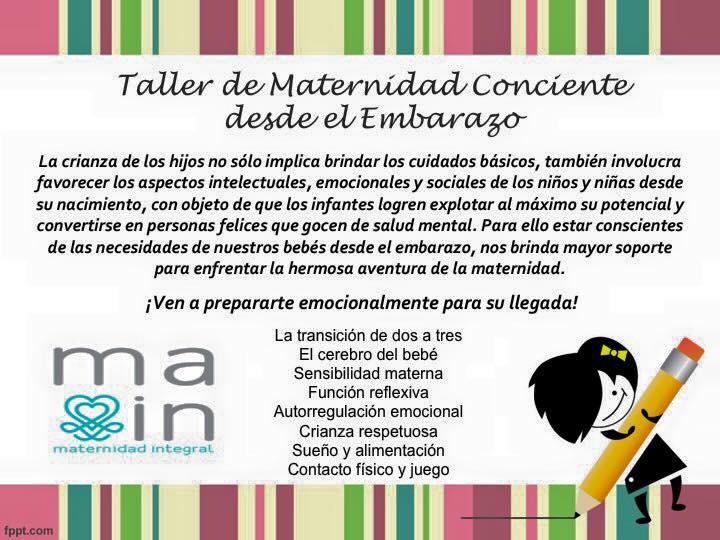 Taller de Maternidad Consciente desde el embarazo 1